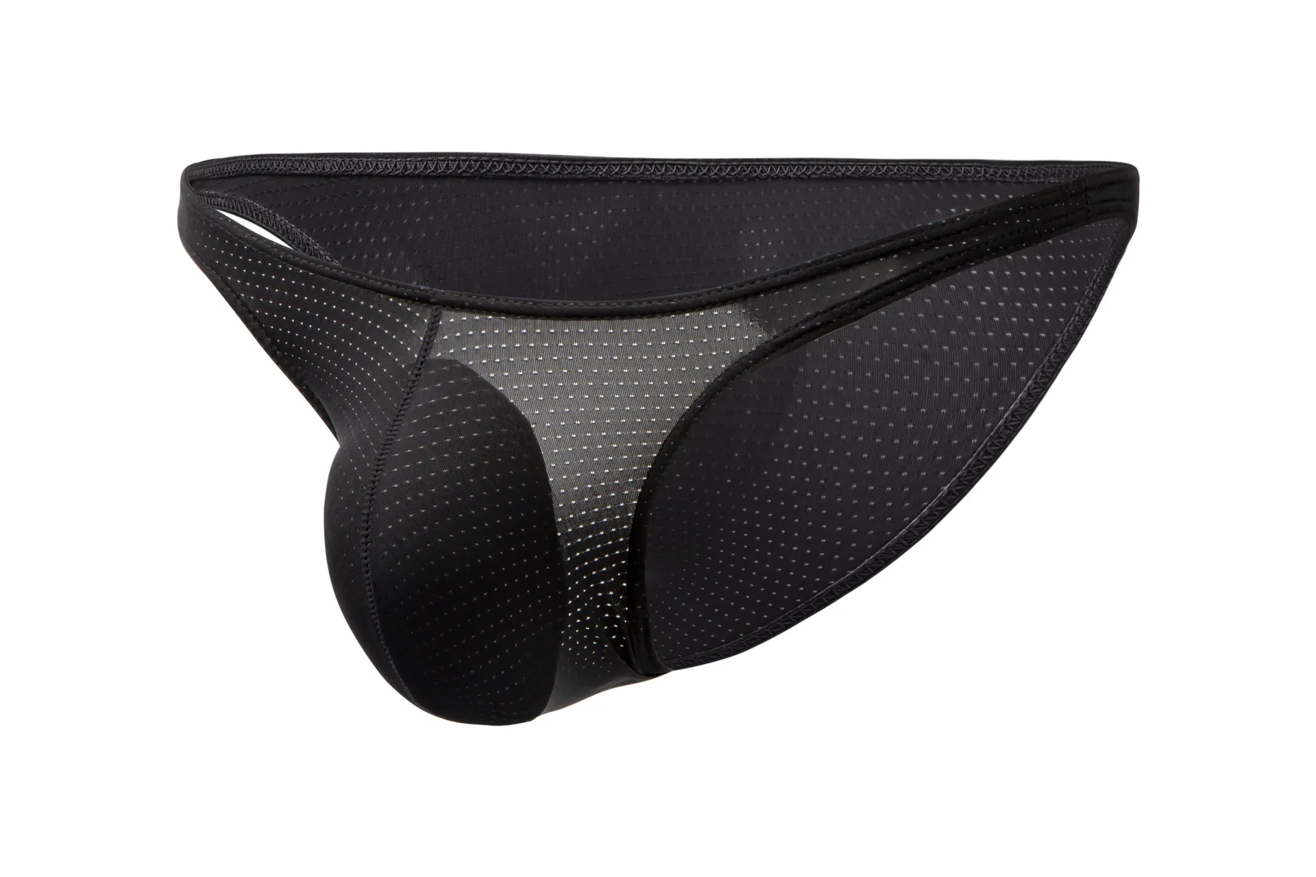 Men's Low-Rise Mesh Briefs Breathable See-Through Bikini Underwear Youth Fashion Daily Wear Comfortable Sports Underpants Tangas