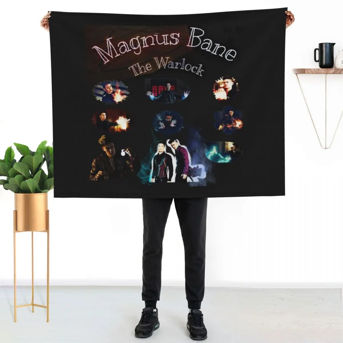 

Плед Magnus Bane The Warlock, роскошное мягкое одеяло, праздничный подарок для семьи