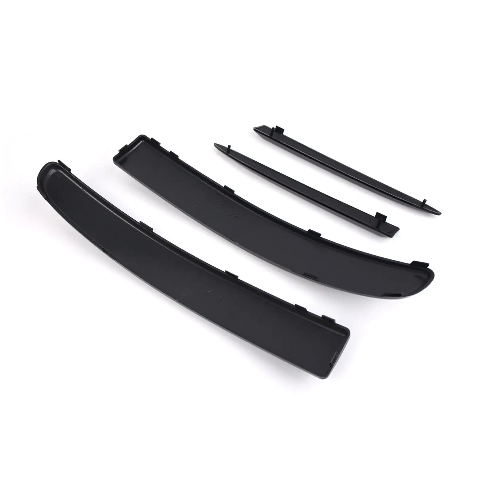 4Pcs Front Upper Grill Moulding Trim 735455041 Car Accessories for 500 Automobile Repairing Accessory Easily Install