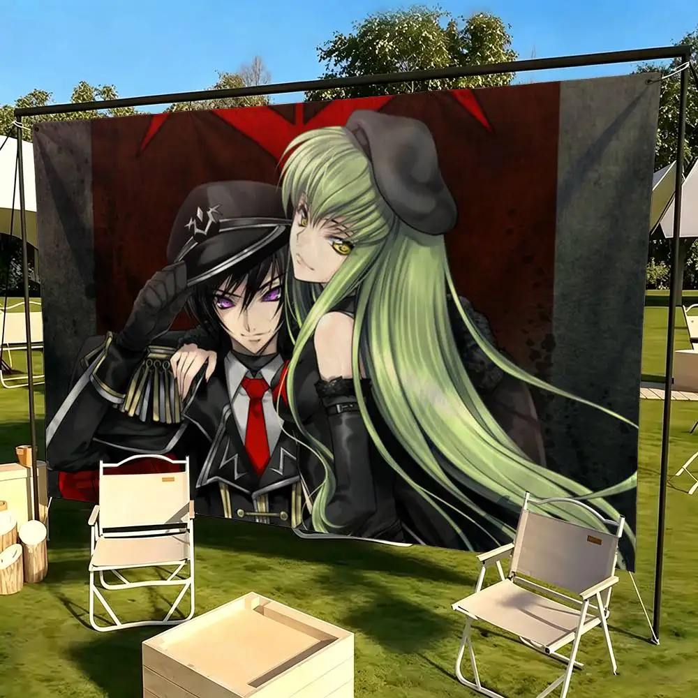 C-Code Geass  Flags Wall Hanging Tapestry Outdoor Garage Room Decorative flag Background Blanket