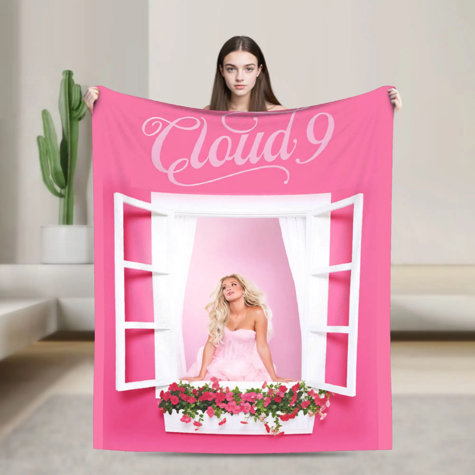 Megans Moroney  Cloud 9 Flannel Blanket Adults Girls  Super Soft Throw Blanket Winter Bedroom Bedspread Sofa Bed Cover