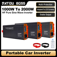 DATOUBOSS Pure Sine Wave Inverter 4000W DC 12V 24V 36V 48V 60V 72V to AC 220V 240V Power Inverter Continuous Power 2000W