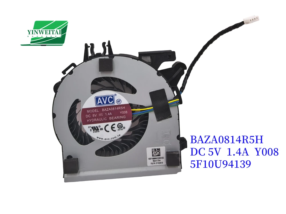 Original 5F10U94139 Lenovo Fan M75q Gen 5 BAZA0814R5H Y008  EFS-07C05DEP02