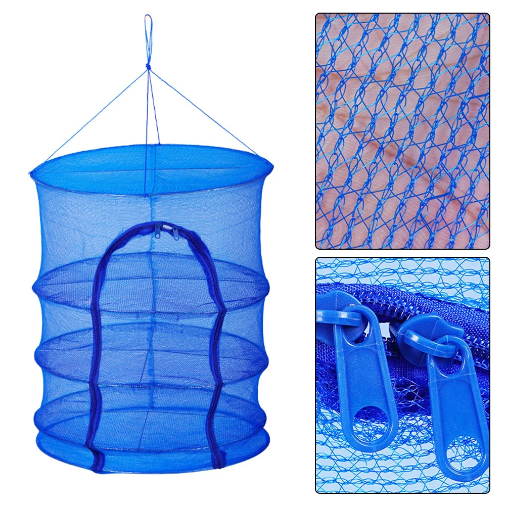 

Hanging Storage Air Drying Net Foldable Mesh Vegetable Fishing Dishes Mesh Tools For Store Beans Vegetables Fruits Dried Meat