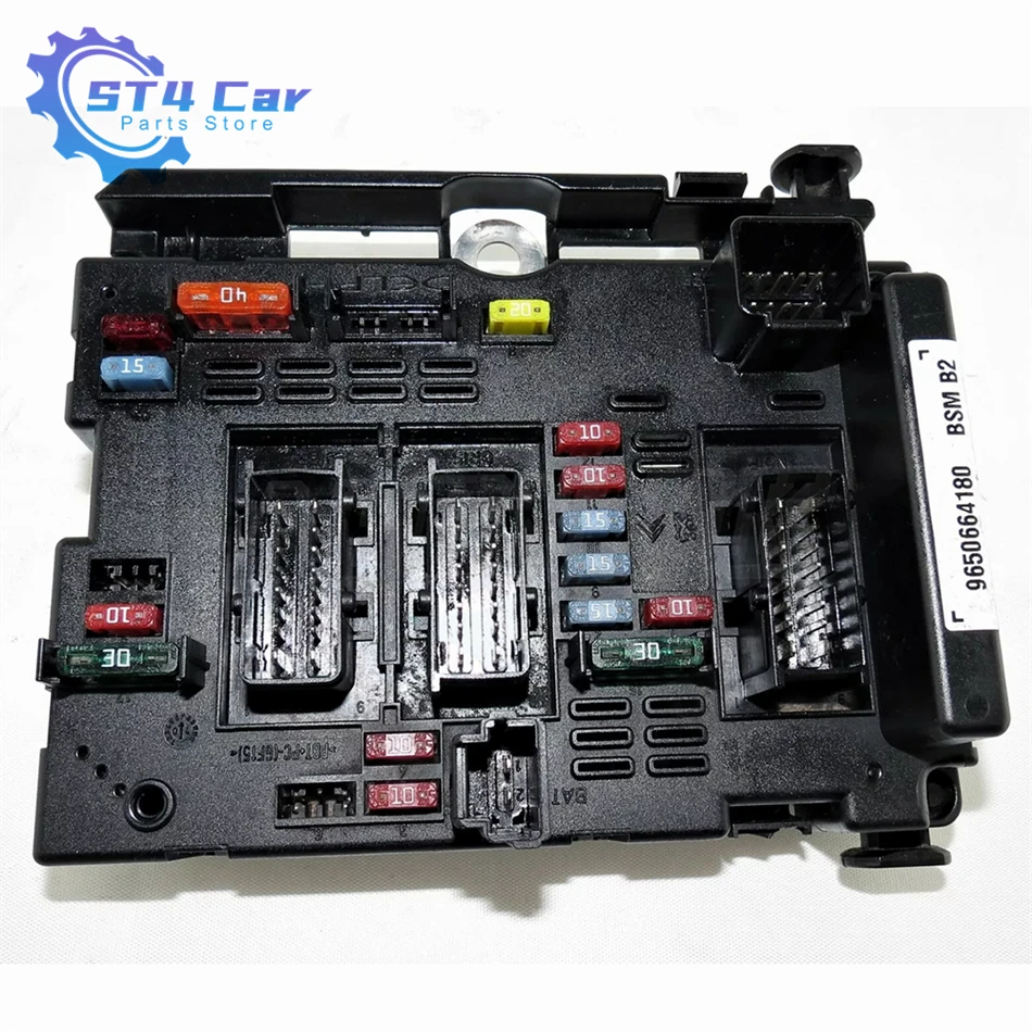 9650664180 BSM B2 Fuse Box Assembly For Peugeot 307 406 807 206 Citroen C3 C5 C8 Xsara 1999-2012 9657608880 6500Y1