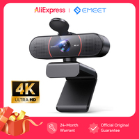 Webcam 4K Streaming Web Camera EMEET USB Mini Computer Autofocus Camera with Microphones for Zoom/Teams/OBS/PC/Mac/Laptop