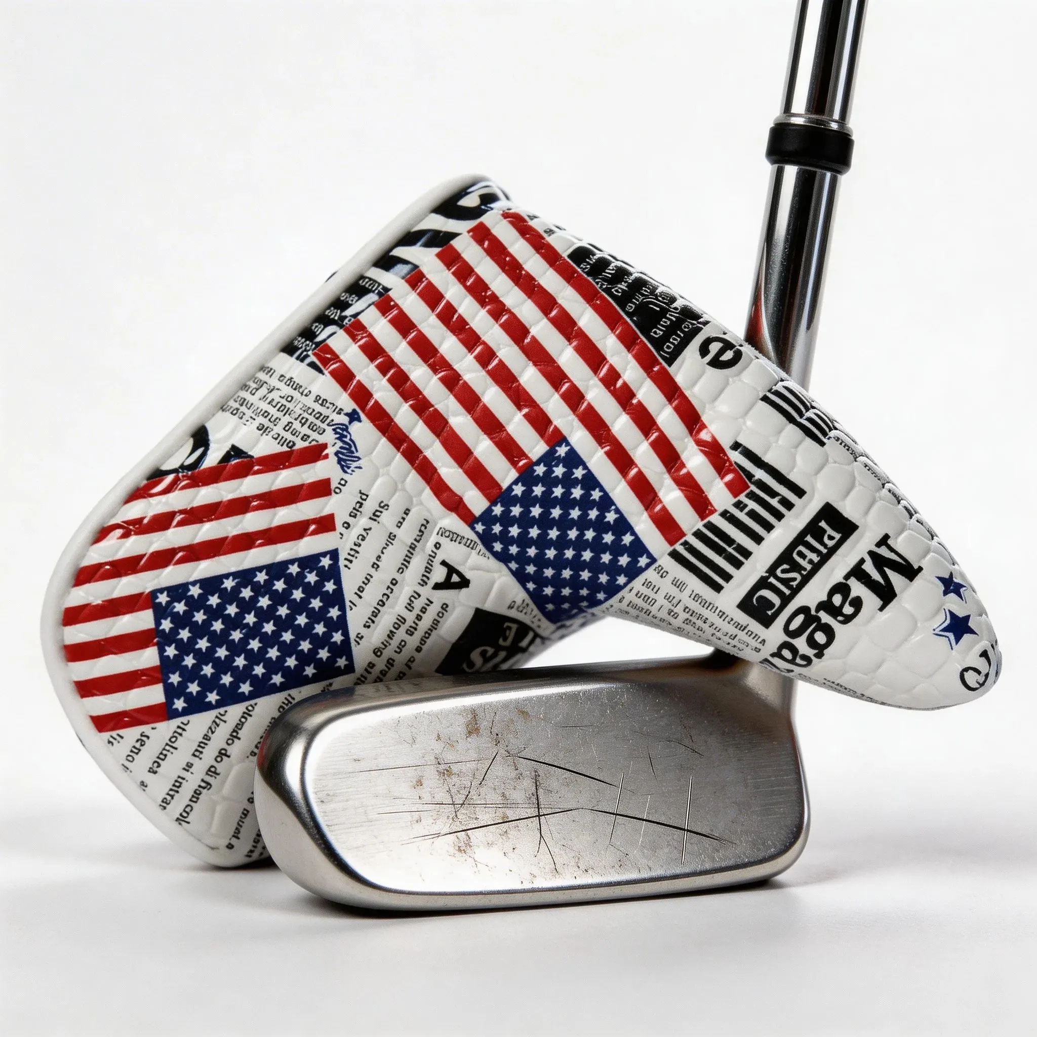 

Golf Putter Head Cover Gift for Men Golfers, Rare Waterproof Magnet Protector Travel Headcover Compatible with Titleist Callaway