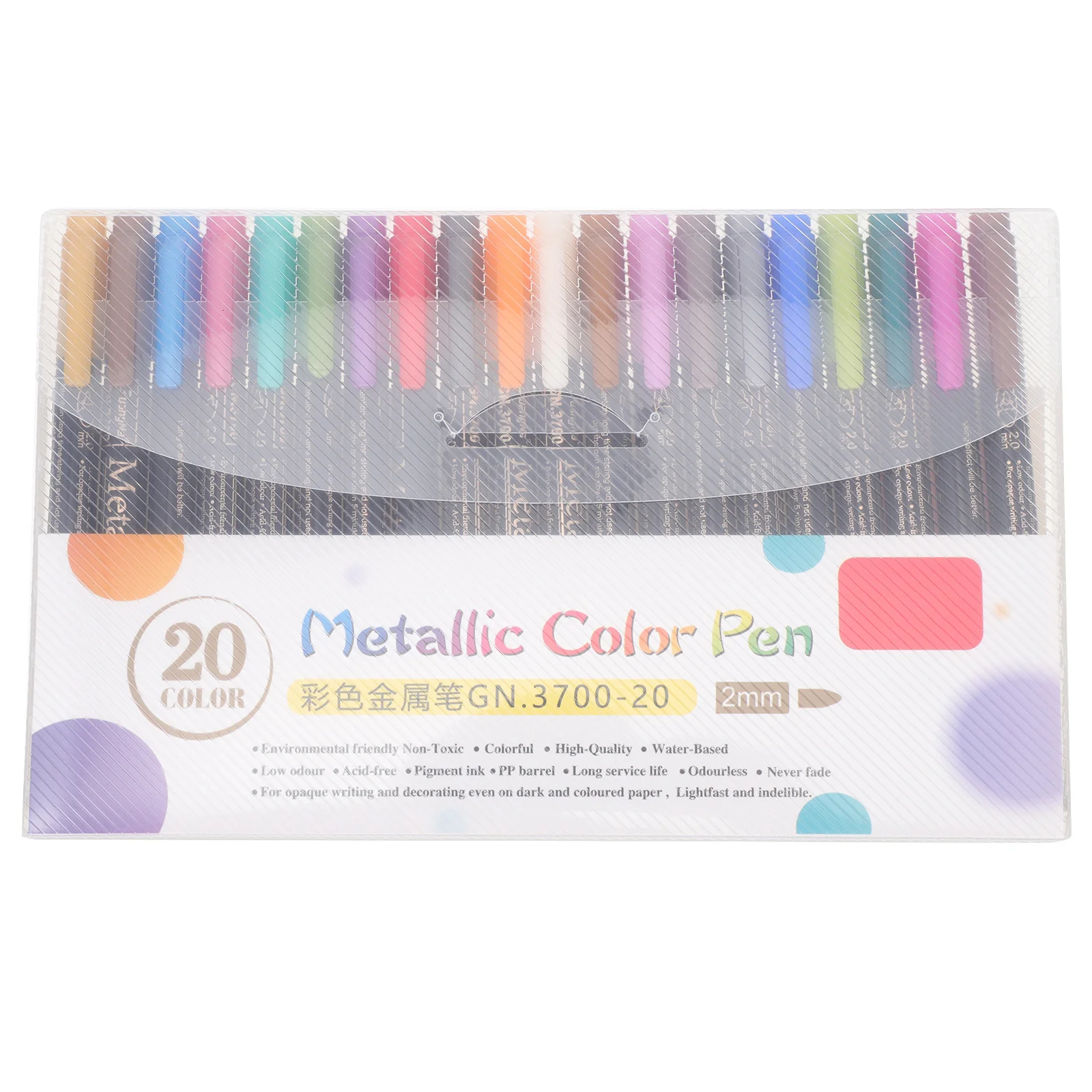 

20 шт., ручки металлического цвета, ручки для рисования, красивый внешний вид, подходит для подарка, для детей, друзей, личная коллекция, ручка металлического цвета