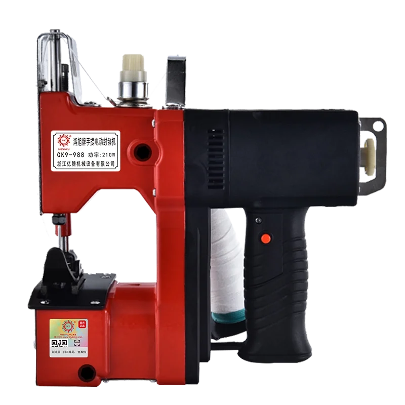 GK9-988 Máquina de costura portátil Máquina de selagem elétrica Embalagem de máquina de selagem de saco tecido
