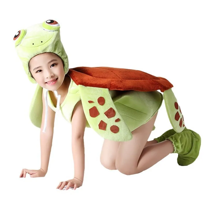 Sea Turtle Cosplay Costume Children‘s Marine animals Performance Clothing Set Hat Clothes Shoe Kids Anime Octopus Shark Dolphin