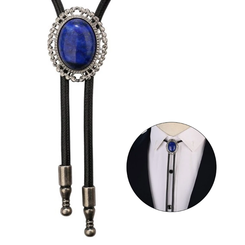 Harajuku Western Cowboy Bolo Tie for Carnival Banquet Gentleman Costume Pendant Dropship