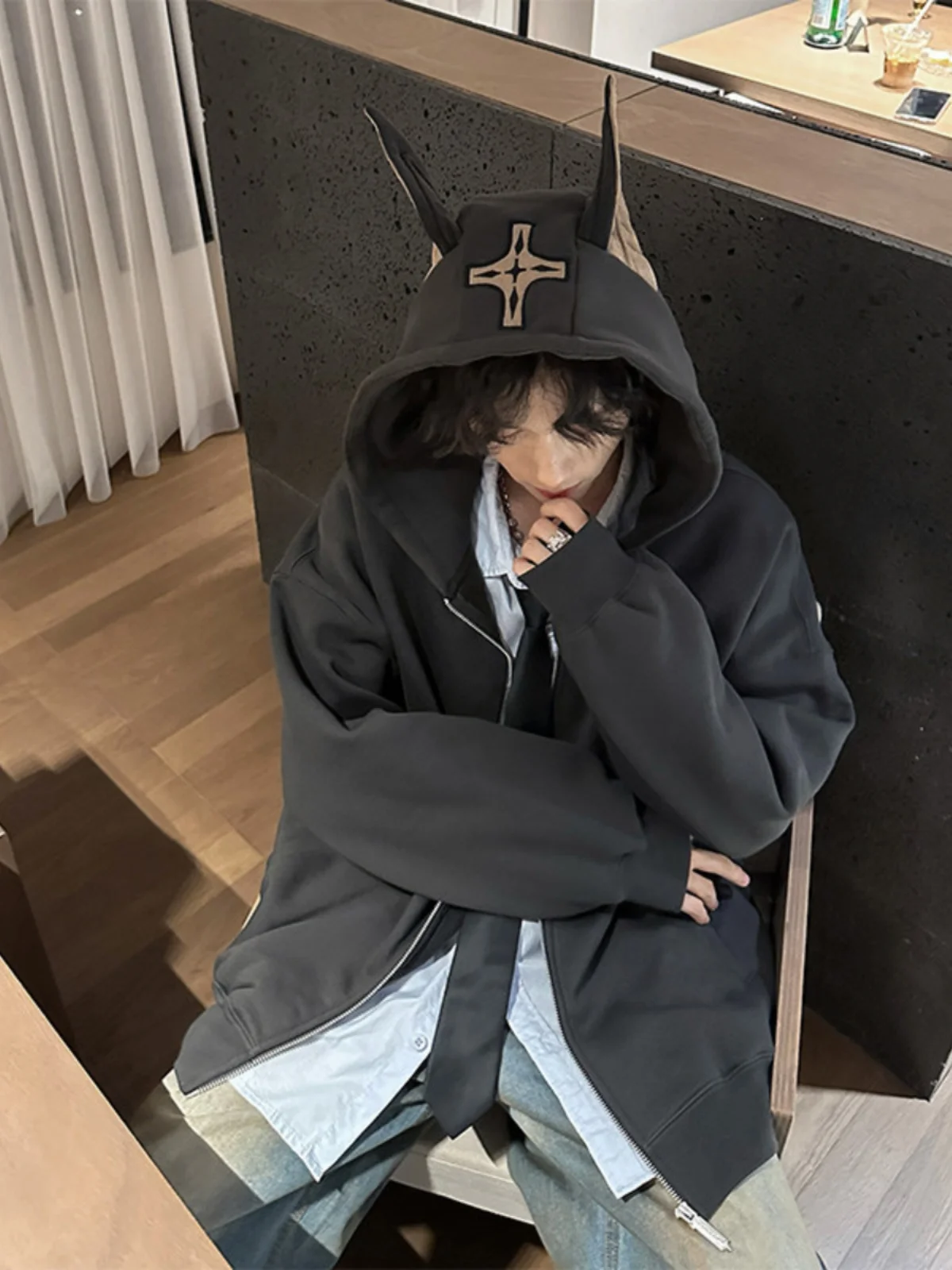 

Осенняя мужская модная брендовая толстовка с капюшоном, американский кардиган-пальто, бейсбольная форма для пар