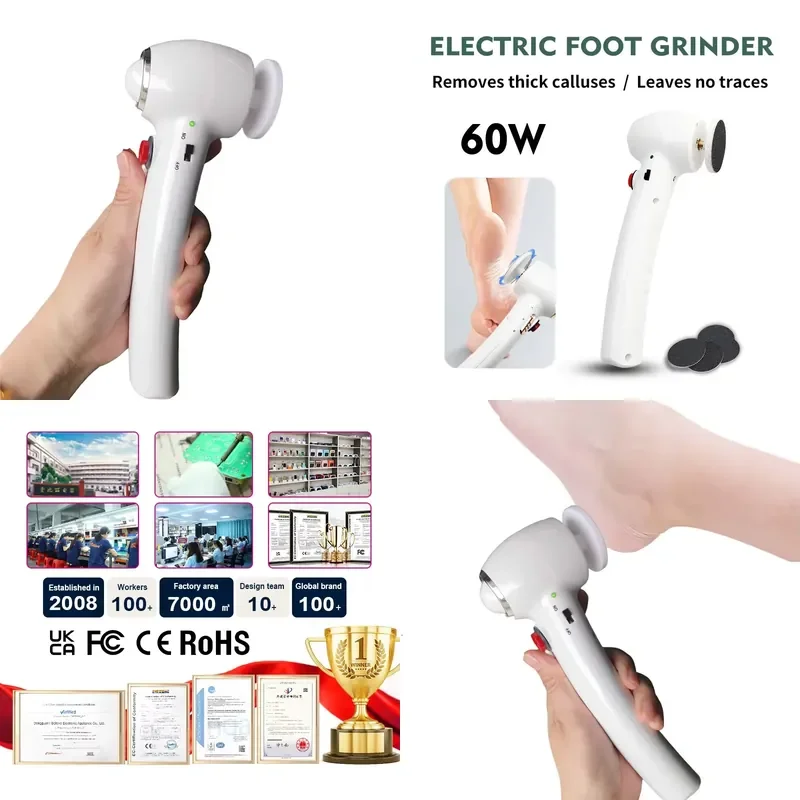 

【CHIMU HOME】Electric Callus Remover Foot File 17000rpm Powerful Rechargeable Handle Portable Foot Care Tool