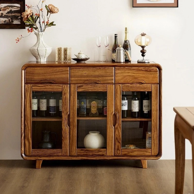 

Современный китайский стиль, полностью деревянный приставной шкаф для столовой, настенный шкаф для гостиной.