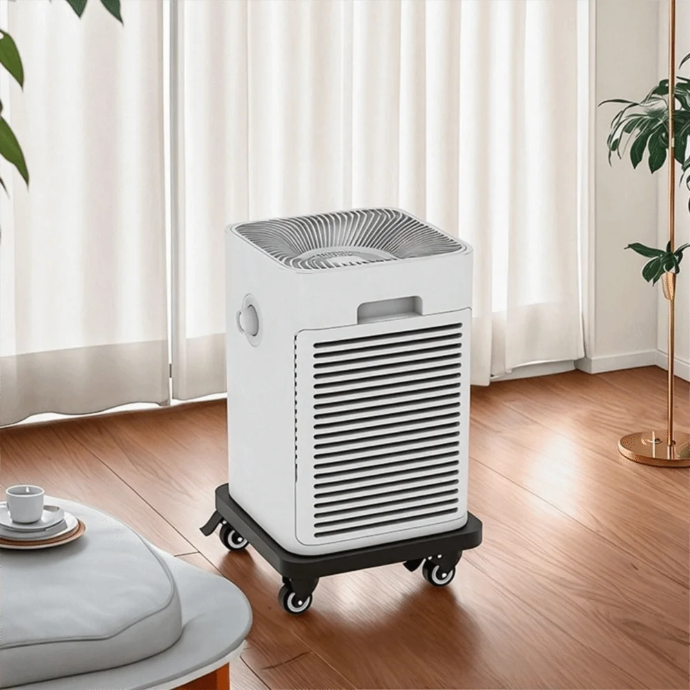 

Усиленная передвижная подставка для кашпо квадратной формы с высокой грузоподъемностью, мобильный роликовый поддон, прочная конструкция, гибкие колеса