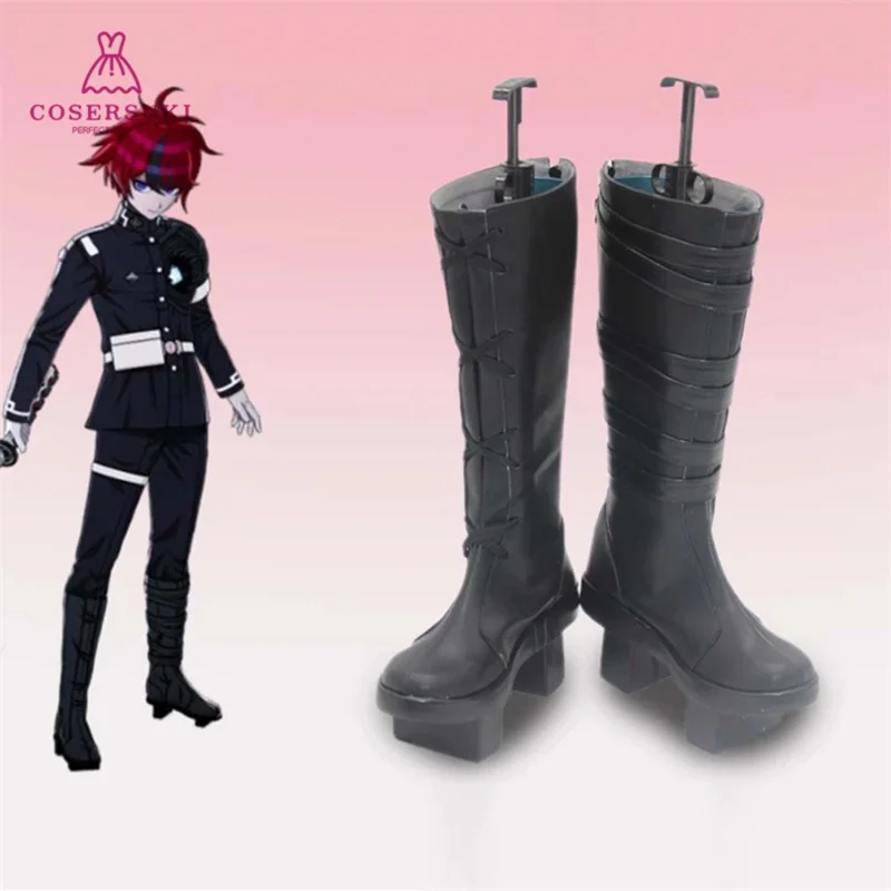 أحذية CyThe Hundred Line Last Defense Academy Takumi Sumino Darumi Amemia التأثيرية أحذية مصنوعة حسب الطلب للهالوين وأعياد الميلاد كرنفال