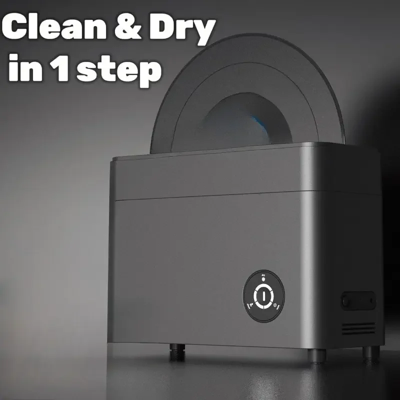 Ultrasonic Vinyl Record Cleaner, Household Automatic Cleaning Air Dry Cleaner