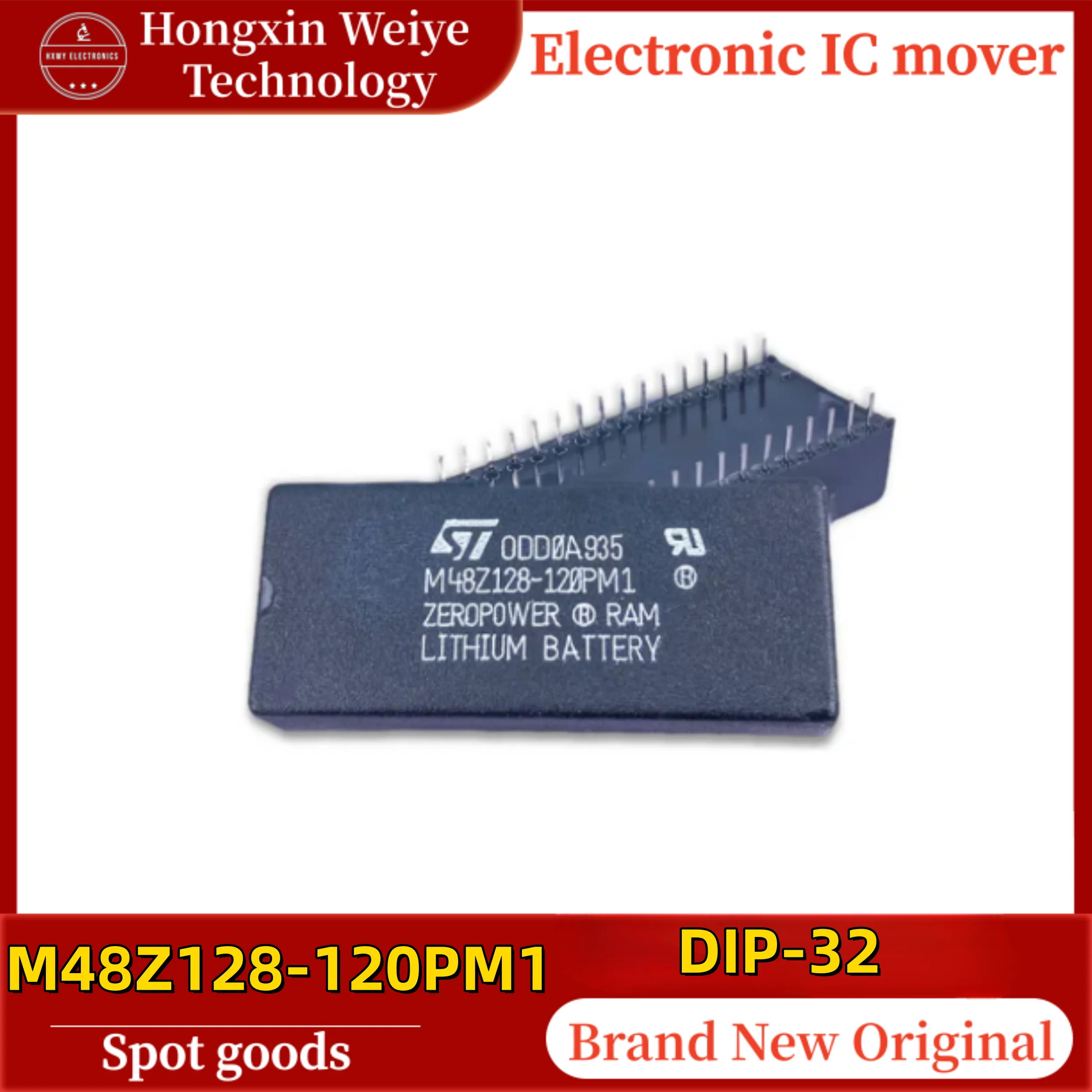

(1/5 pieces) M48Z128-120PM1 M48Z128 DIP-32 Timekeeper NVRAM Real Time Clock RTC IC Original Brand New In Stock Fast Shipping