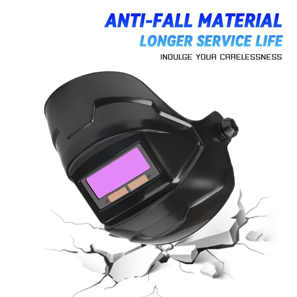 Welding Helmet Welder Mask Chameleon Large View True Color Solar Power Auto Darkening Welding Large For Arc Weld Grind Cut