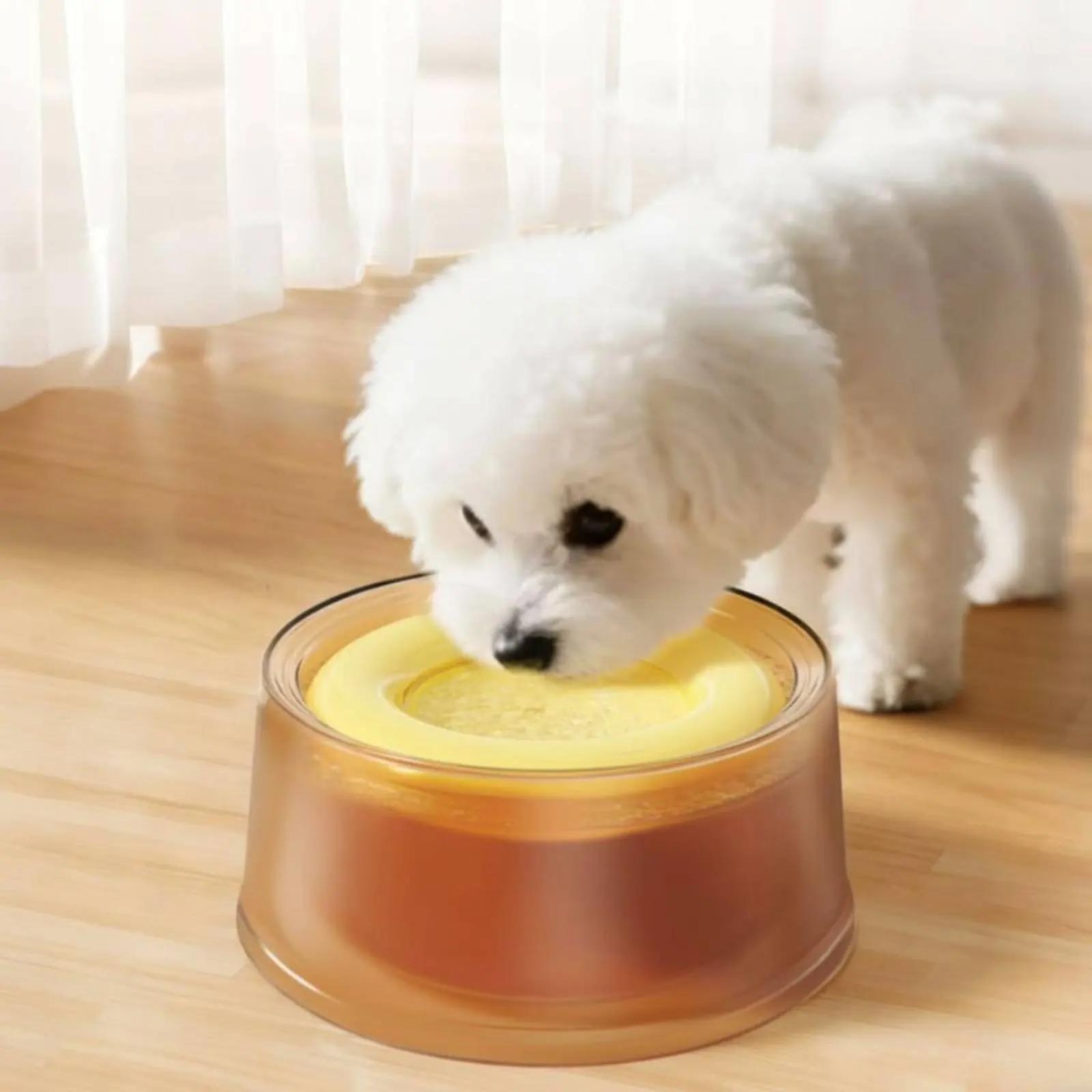 

Floating Plate Water Bowl Easy to Clean Floating Dog Bowl Large Capacity for Small Dogs
