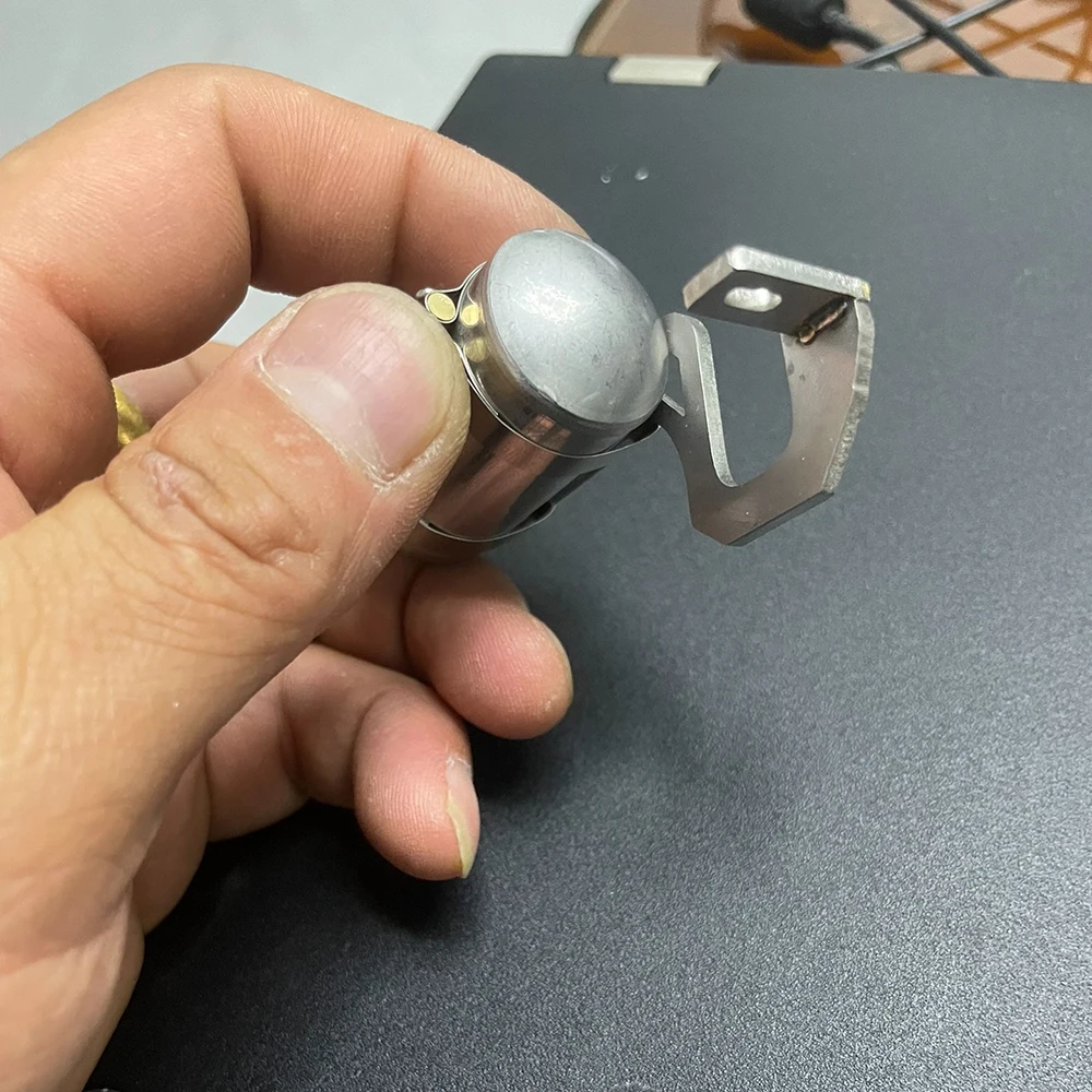 Decoração simulada de tanque de gás de aço inoxidável para caminhão 1/14 Tamiya RC SCANIA 770S VOLVO Mercedes-Benz ACTROS 3363 MAN peças de carro