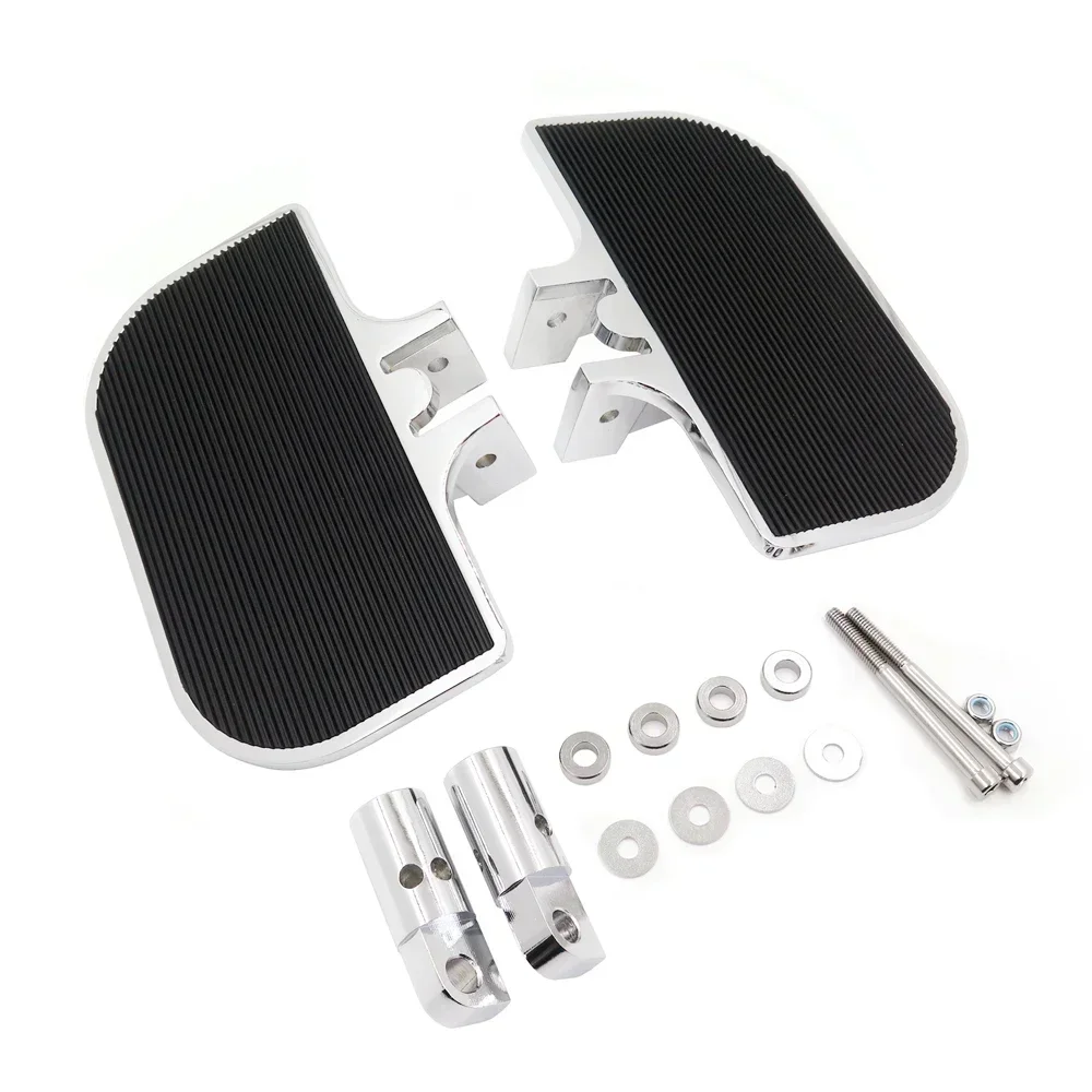 

Motorcycle Passenger Mini Floorboards Rear Footboard Foot Pegs For Harley-Davidson Electra Glide Softail Fat Boy