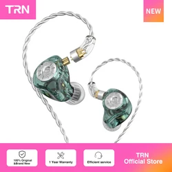 TRN ST1 PRO In-Ear Earphone 1DD 1BA Hybrid Driver Wired with Tuning Switch Headphone Cancelling HIFI Earbuds Bass Headset