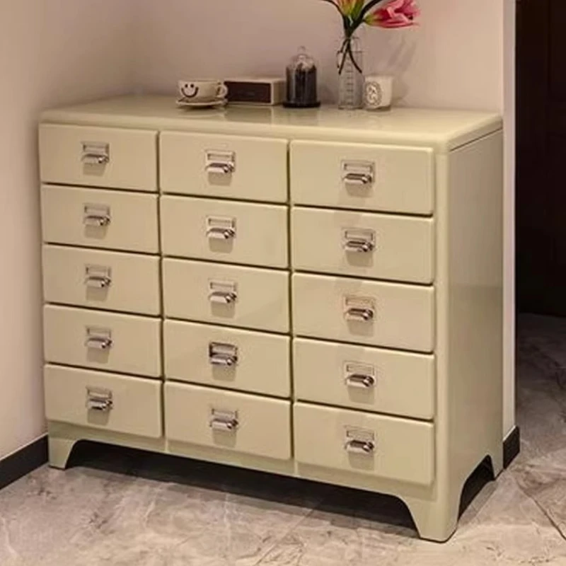 

Retro drawer storage cabinet medieval industrial style Japanese ins decorative locker household living room dining side cabinet