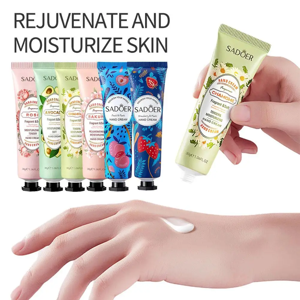 Crema per le mani profumi idratanti essenza vegetale naturale crema per le mani lozione 30ml cura idratante per le mani D0Z9