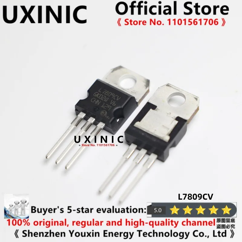 UXINIC 100% New Imported Original   L7809CV TO-220 Voltage Regulator