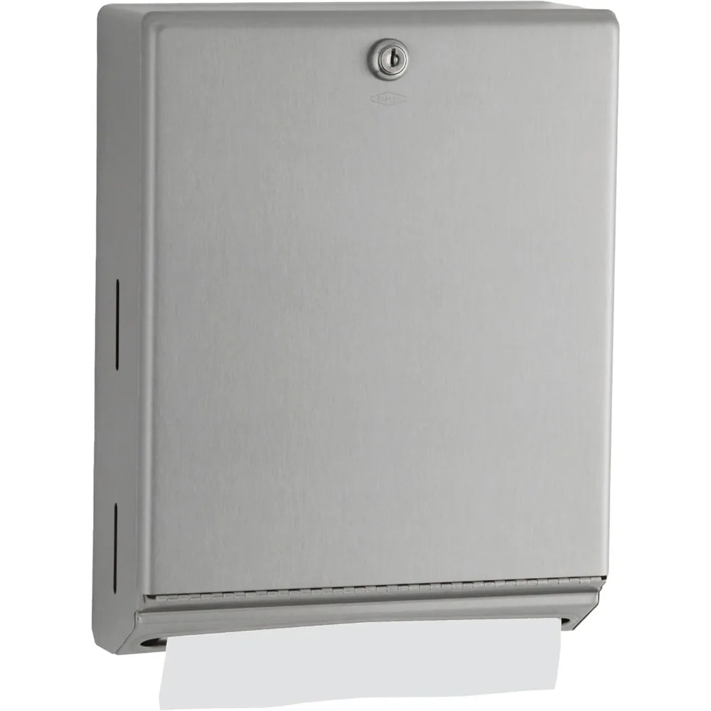 b-262-distributeur-de-serviettes-en-papier-monte-en-surface-distributeur-de-serviettes-de-salle-de-bain-commercial-en-acier-inoxydable-avec-serrure-a-gobelet-400-c-fold