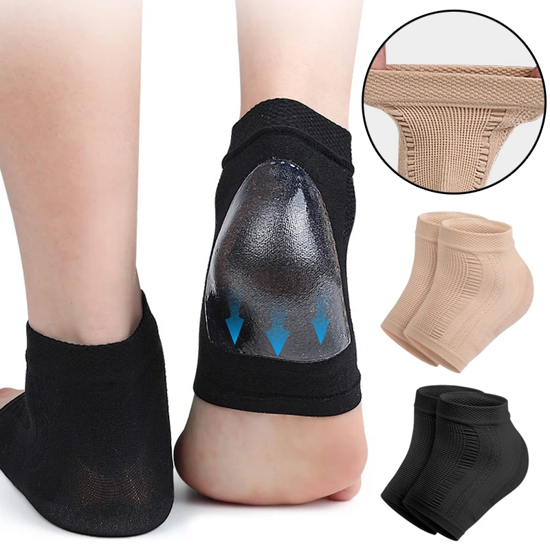 

1pair New Gel Heel Socks Moisturing Spa Gel Socks Feet Care Cracked Foot Dry Hard Skin Protector Wholesale or Retail