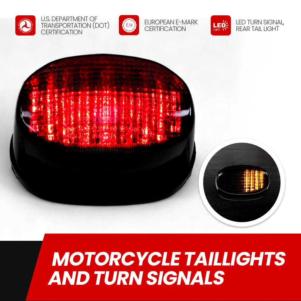 Feu arrière LED pour motos, feu indicateur de freinage arrière, accessoires modifiés pour SUZUKI MARAUDER 800 1600 BOULEVARD M50