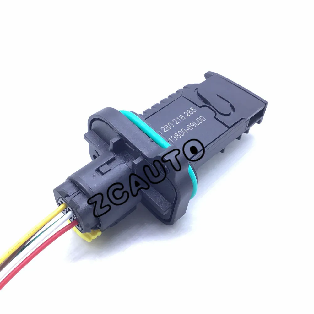 

0280218265 13800-71L00 New Plug Pigtail Wire Mass Air Flow Meter Sensor+Connector For Suzuki Swift Splash Opel Agila Vauxhall
