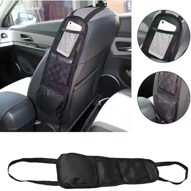 

Seat Organizers Auto Seat Side Storage Hanging Bag Multi-Pocket Drink Holder Mesh Pocket Phone Holder Interior Accessorie