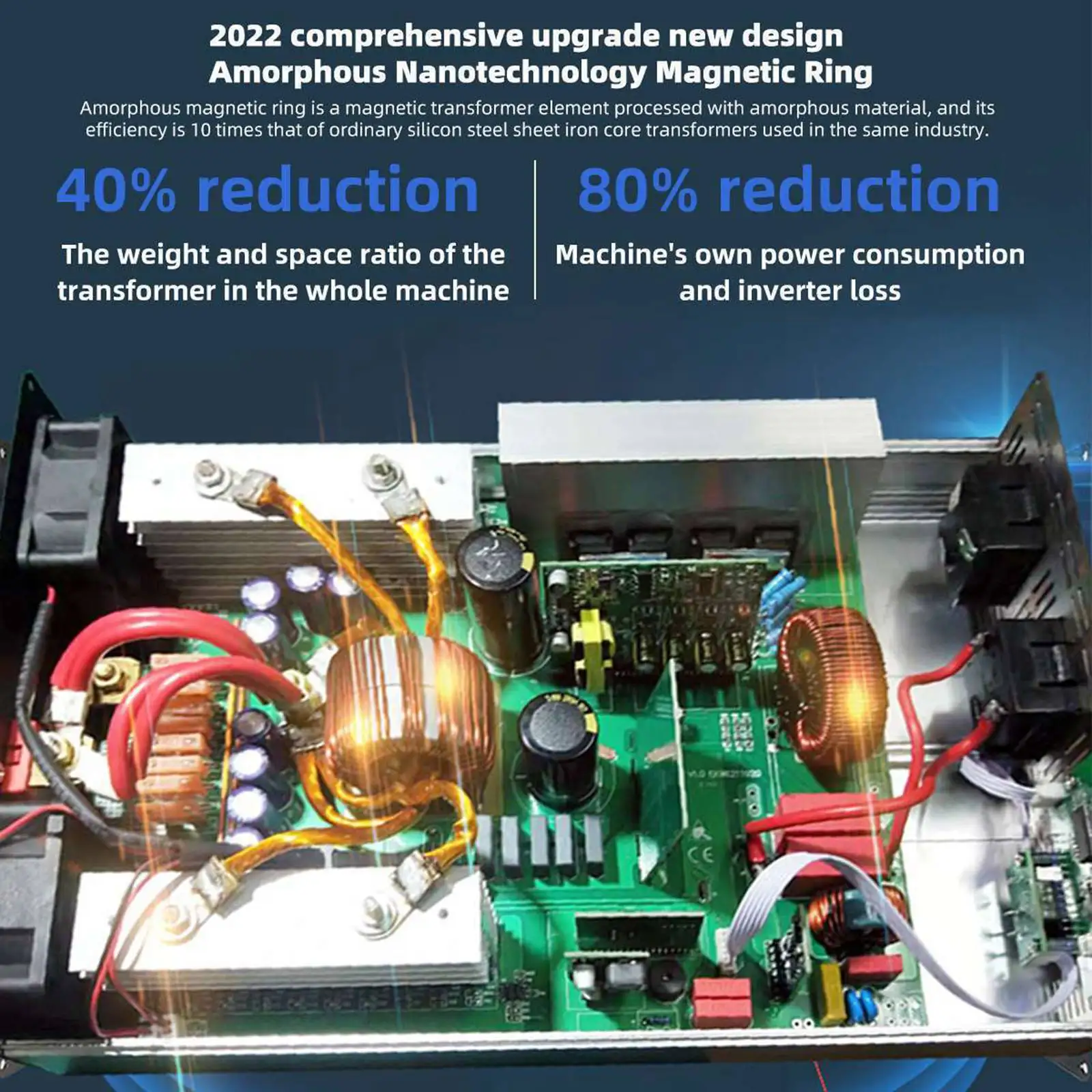 8000W/6000W/5000W Czysta fala sinusoidalna Przetwornica samochodowa 50HZ 60HZ Przetwornica DC12V 24V na AC 110V 220V do samochodu na zewnątrz