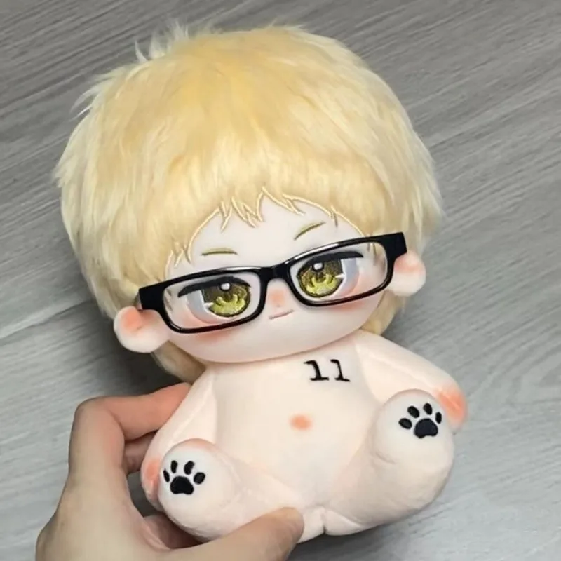 Stuffed 20cm Tsukishima Kei Animation Doll Toys for Children Adults Collectible Dress-up Plush Puppet Dolls Gift