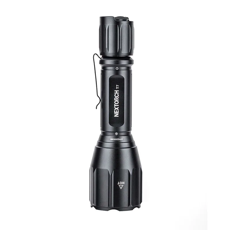 Nextorch T7 V2.0 Long Range Rechargeable Flashlight, 1300 Lumens 420m Beam Distance,with Remote Switch & Scope Mount,for Hunting
