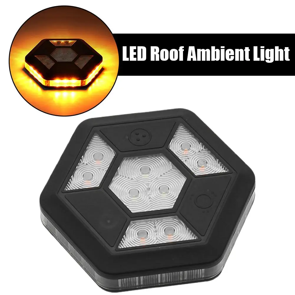 

Беспроводной клейкий светодиодный светильник для салона автомобиля, дистанционный автоматический светильник для ног, украшение на крышу, атмосфера велосипедного хвостового управления, светильник O3R1