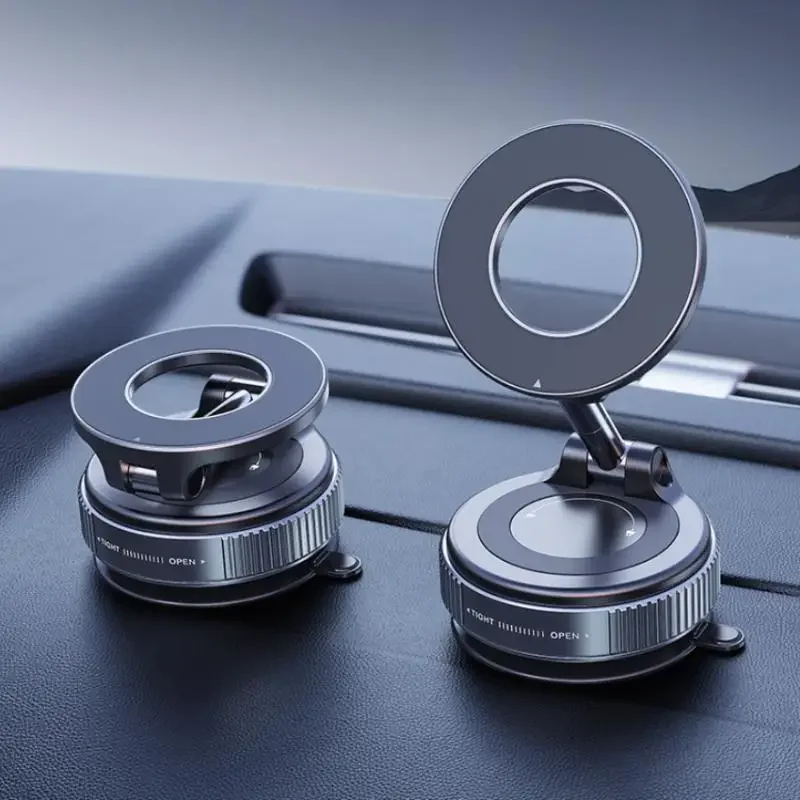 

Folding Strong Magnet Magnetic Phone Holder 360° Rotation Desk Car Vacuum Suction Windshield Dashboard Mobile Holder 2025