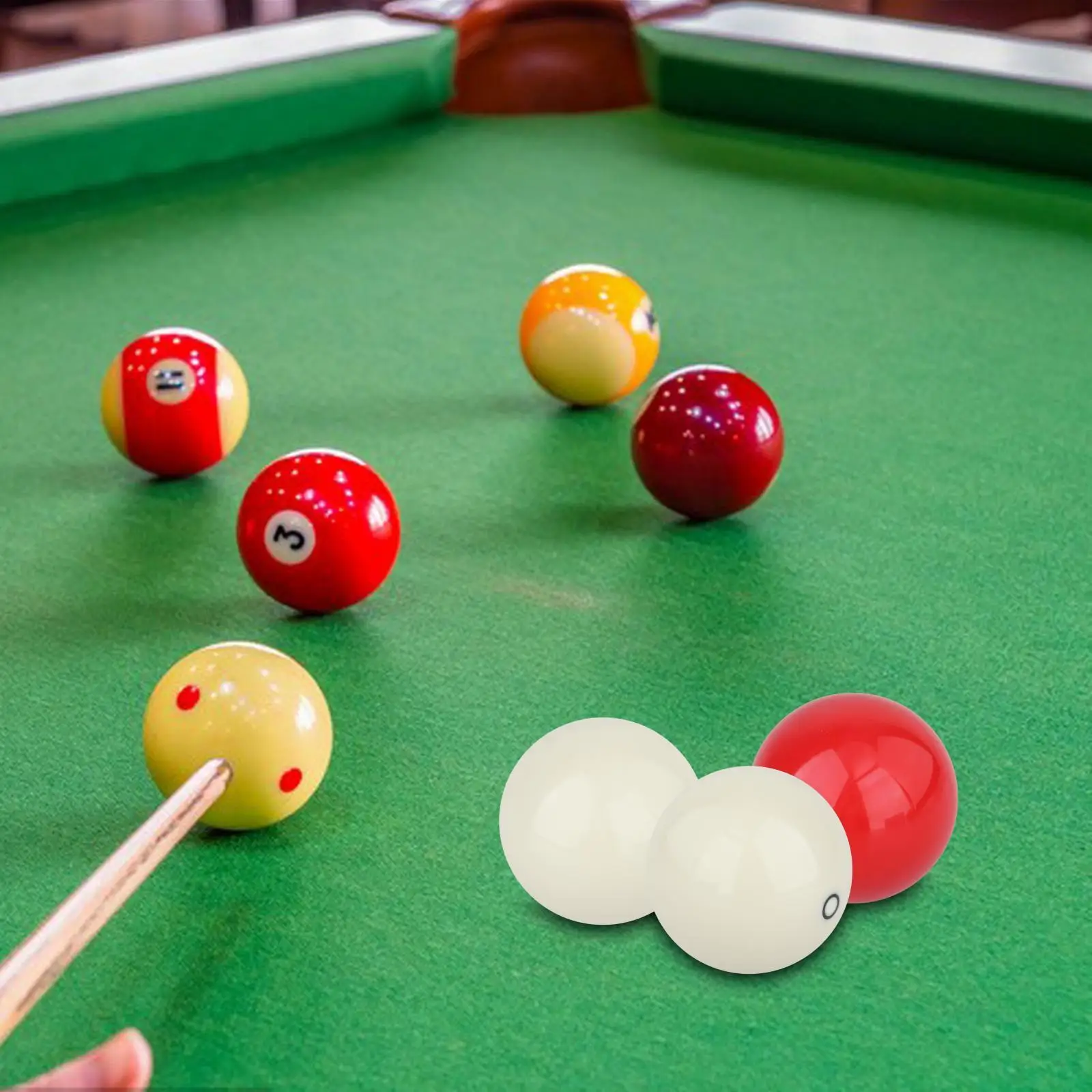 

3x Carom Balls Set, Billiard Pool Balls, Billiards Accessories Professional