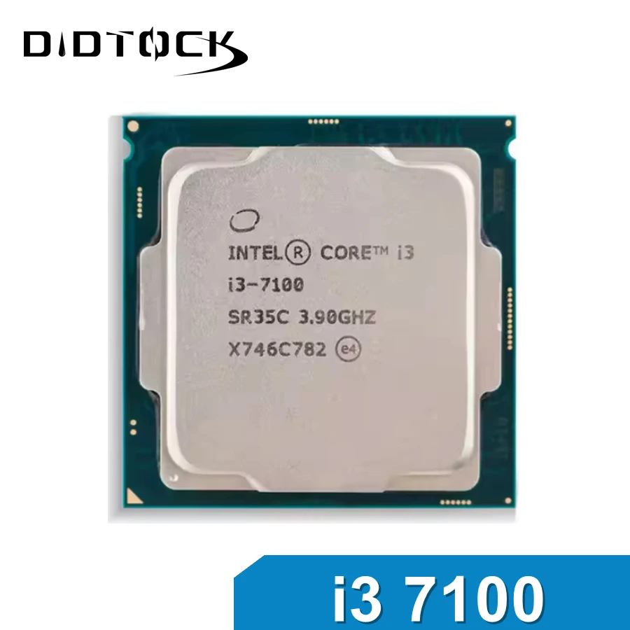 Intel Core i3 7100 CPU 3.9GHz Dual-Core 4-Thread 51W LGA 1151 Desktop Processor