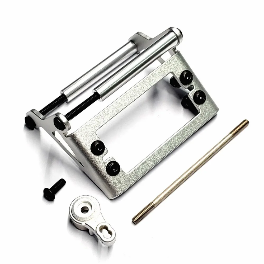 1set Aluminum Servo Bracket W/Servo Arm Suitable for Tamiya Bullhead Super ClodBuster Upgrades