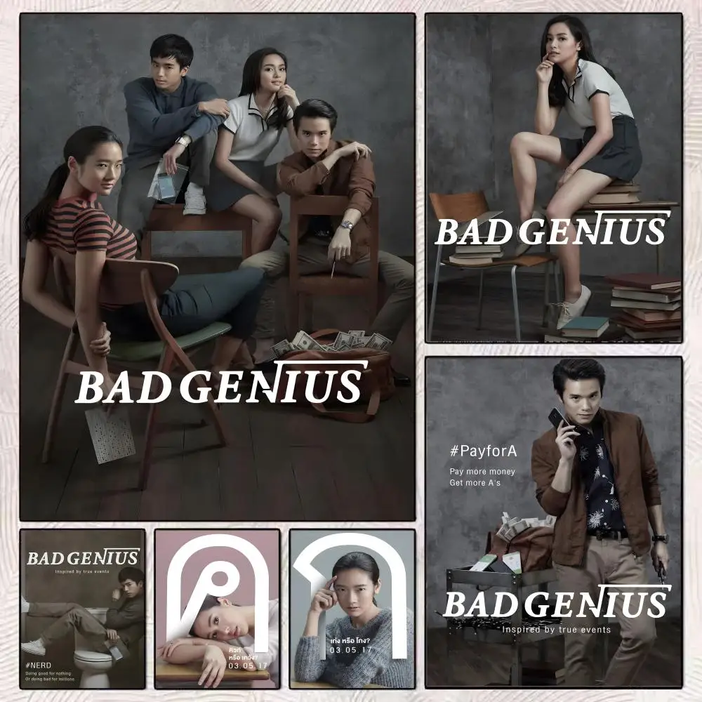 Classic Movie B-Bad Genius Poster Durable Painting Canvas Poster Wall Hanging Home Interior Decoration Art Mural Gift