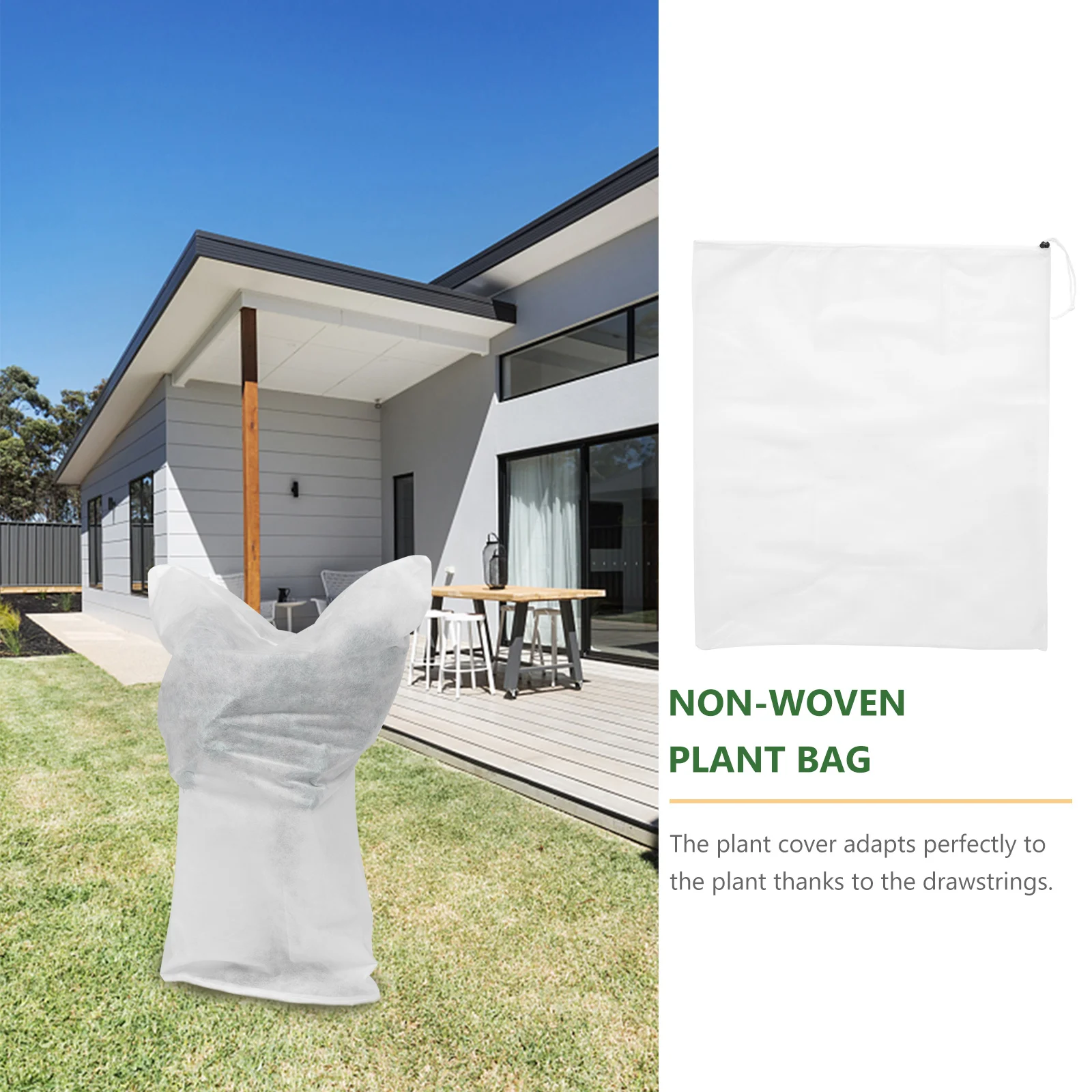 

1 шт., защита для растений, защита для дерева, нетканый сад, морозостойкая зимняя уличная защитная сумка для цветов, деревьев, кустарников, мороз