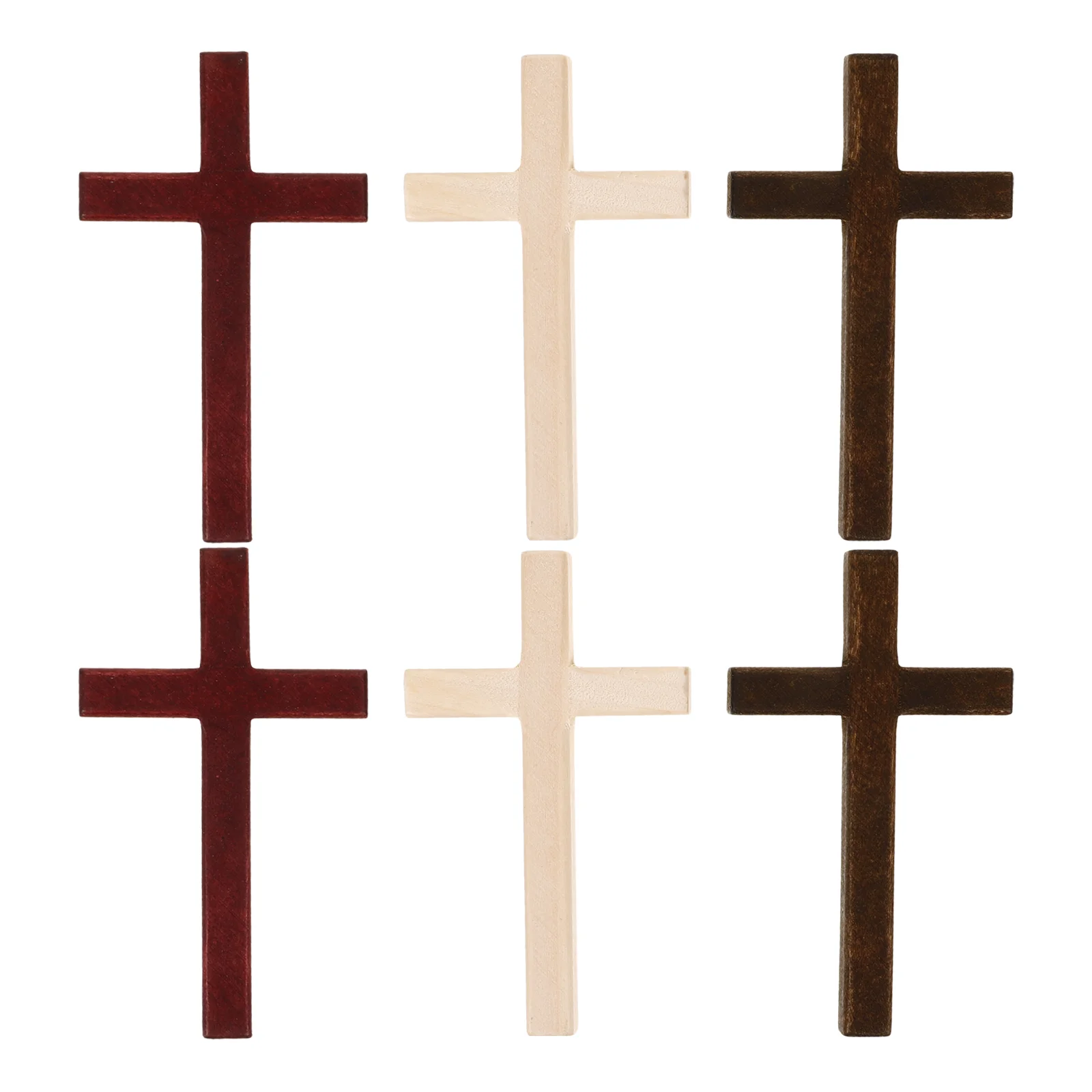 

6 Pcs Decoration Cross Festival Theme Party Adornment Small Shaped Adornments Religious Prayer Supplies