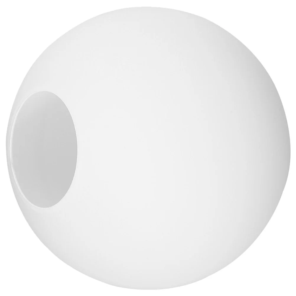 

White Frosted Glass Globe Lampshade Round Ceiling Light Cover Replacement Decorative Diffuser for Living Room Bedroom Office