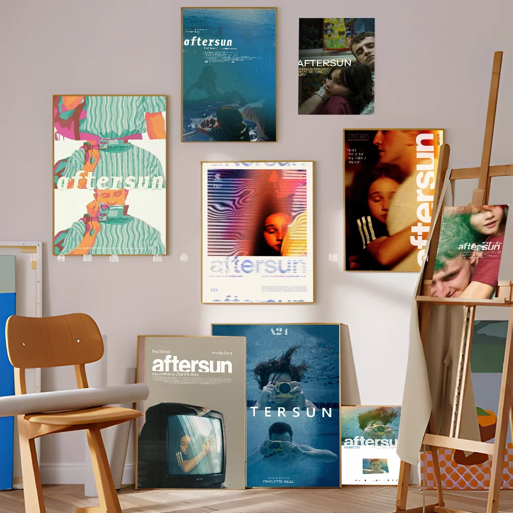 Pósteres Vintage clásicos de película Aftersun 2022, arte de pared de calidad HD, carteles Retro para decoración de pared de habitación del hogar