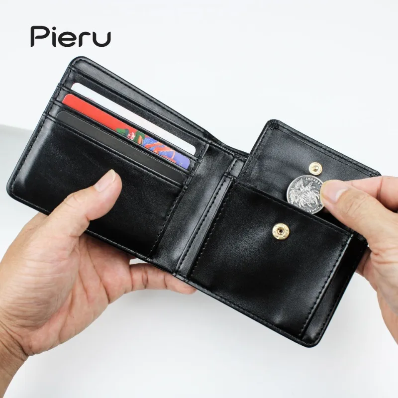 New Men's Short Casual Multi-card Silver Bag Ticket Clip