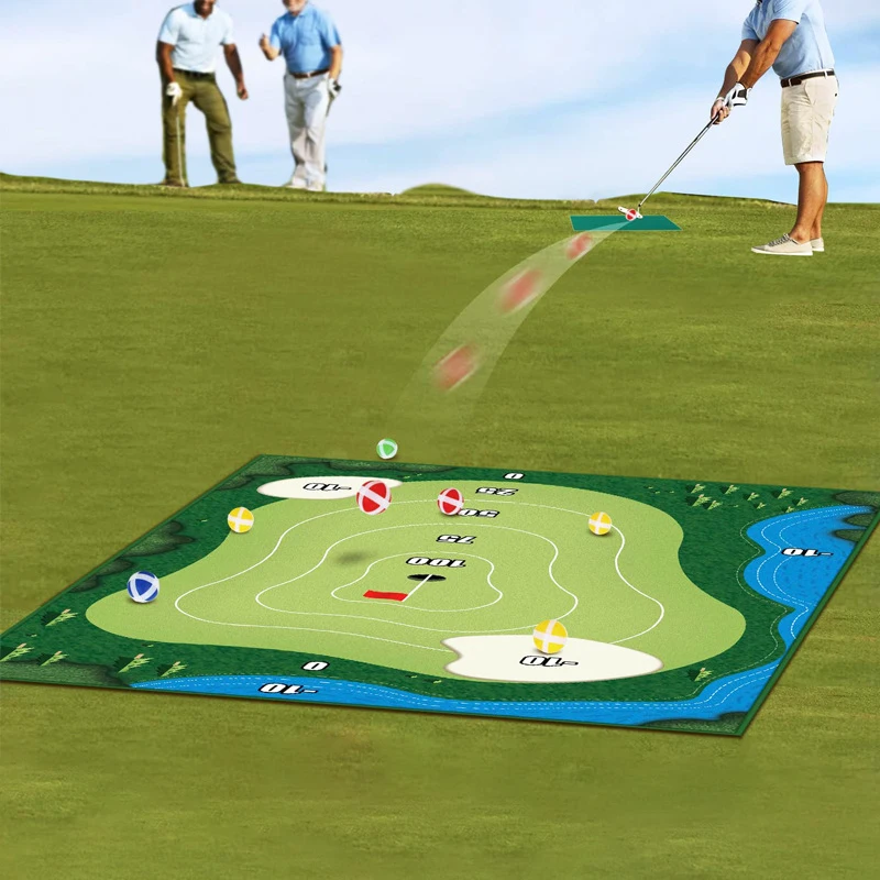 Adult Kids Indoor Golf Game Golf Course Casual Golf Game Set